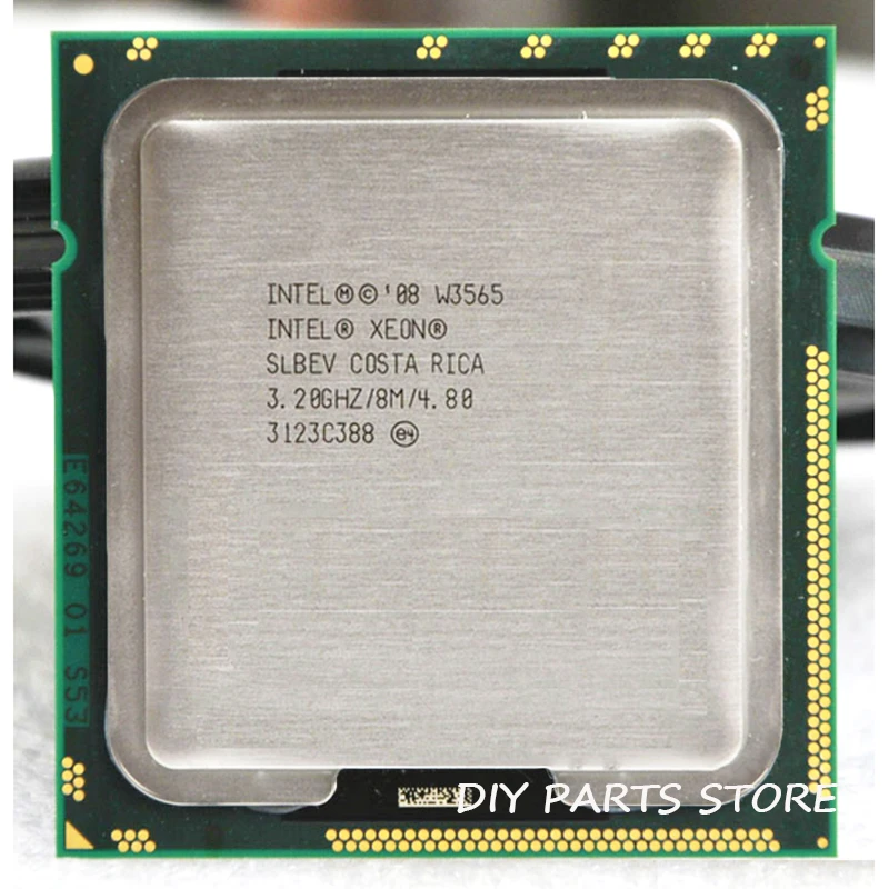 INTEL XONE W3565 Quad core 3.2 MHZ  LeveL2  8M  4 core WORK  FOR lga 1366 montherboard laptop processor