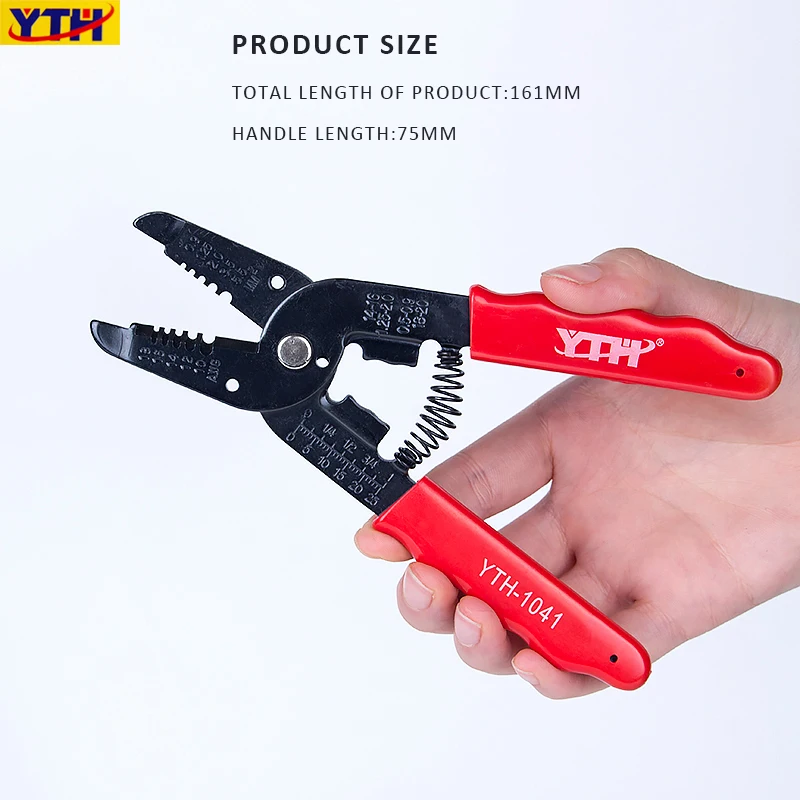 

crimping tool Multi Functional Crimper Cable Cutter nipper 1041 Cable Wire Stripper Cutter Crimper cable cutter Stripping Plies