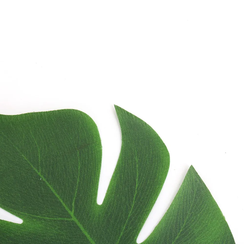12 шт. растения кобура Искусственный лист тропические Пальмовые Листья остров стиль моделирование завод Свадебная вечеринка украшение домашнего стола