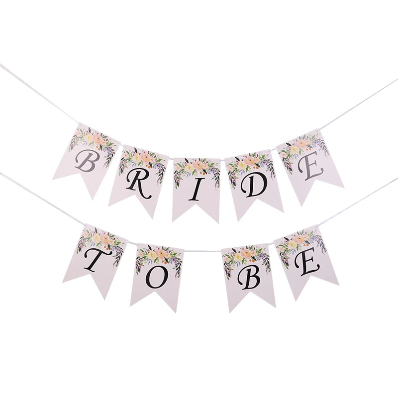 2019 NEW Bride Banner Paper Garland Wedding Banner Bridal 