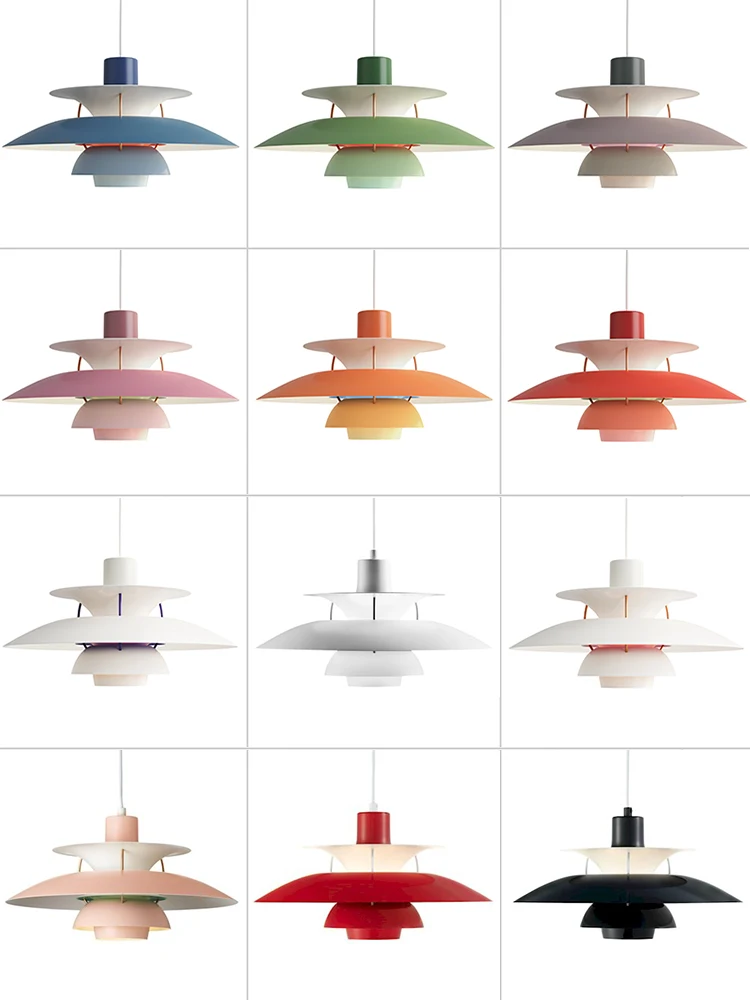 

Nordic E27 PH5 Pendant Light Colorful Umbrella Led Suspend Lamp Dining Room Led Pendant Lamp Led Light Indoor Lighting Fixtures