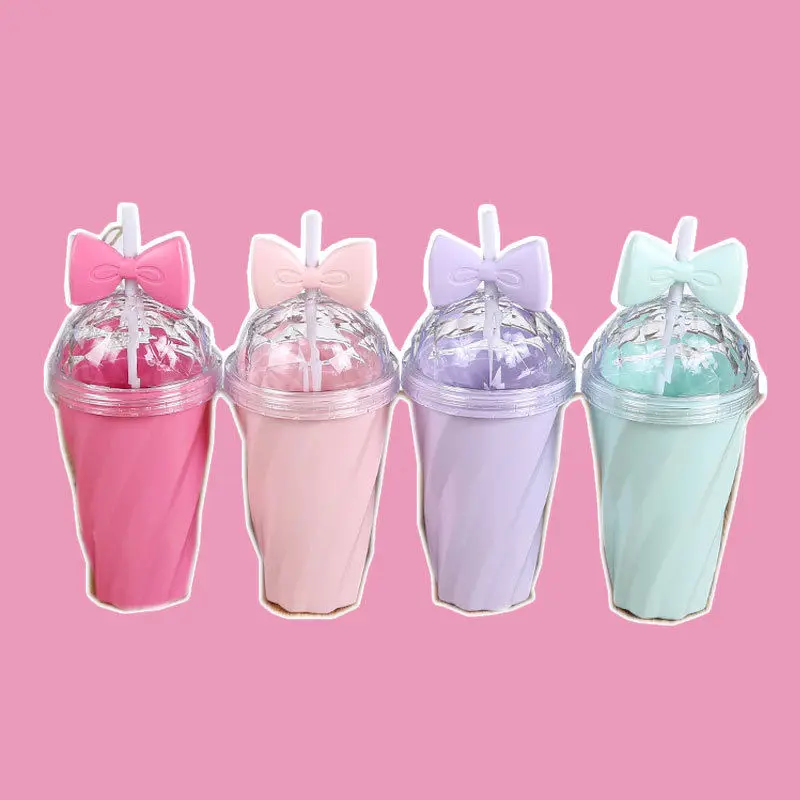 2018 New Cute 400ML Lemon Juice Cup Baby Girl Cups With