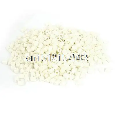

3mm Inner Diameter 8mm Length Ivory Plastic Spacers Washers Standoffs 1000 Pcs