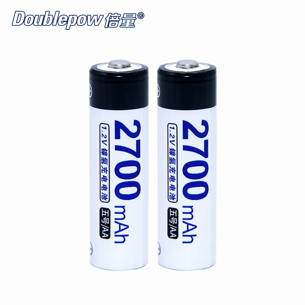 4 шт. AA Аккумуляторная батарея 1 2 V 2700mAh Ni MH предварительно заряженная pilhas recarregaveis