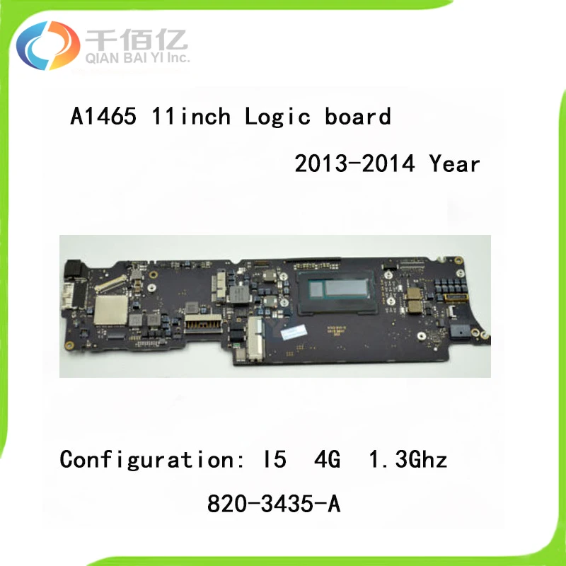 Логическая плата A1465 для MacBook Air 11 i5 1 3 Ghz/1 7 Ghz 4 GB/8G 2013-2014 год 820-3435-A 820-3435-B | Компьютеры