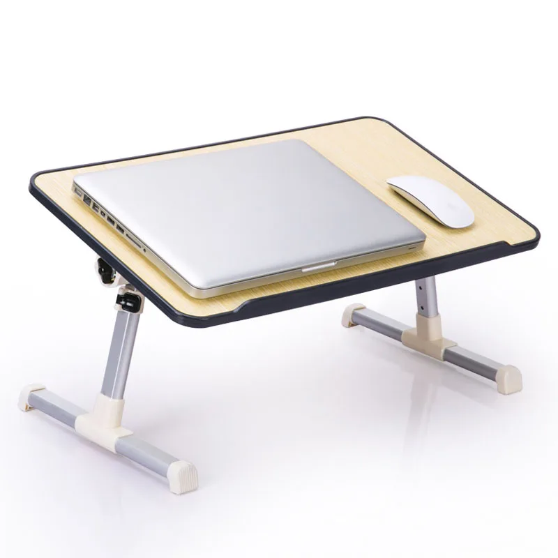  Simple Laptop Table Bed Desk Students Dormitory Reading Studying Desk Folding Lifting Computer Desk