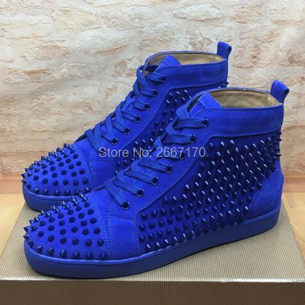 Fashion Superstar High Top Mens Sneakers Shoes Casual Rivet Studded Flats  Men's Trainers Lace Up Ankle Boots Spiked Shoes Men - AliExpress