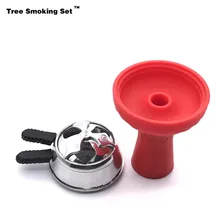 Держатель угля красная чаша наргиле кальян трубка-кальян аксессуары Cachimba Sisha Tabacco Chicha Caloud Shisha TWAN0356