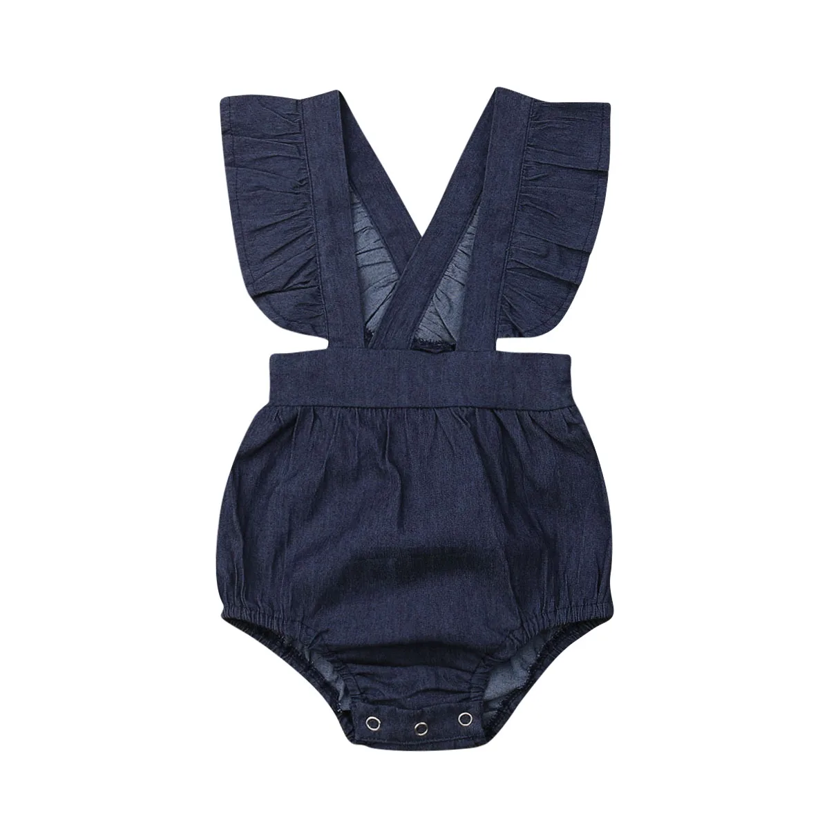 

Pudcoco Newborn Kids Baby Girls Denim Bodysuit Sleeveless Kids Jumpsuit Outfits Clothes Summer Children Clothing 2019 New