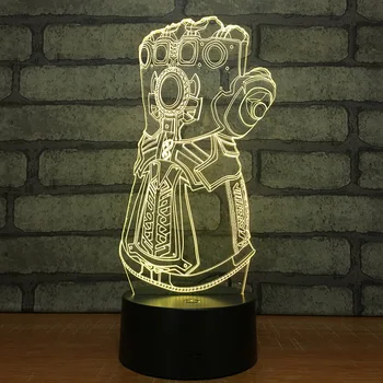 

Games 3D LED Night Light Touch Control 7-Color Flashing Table Desk Lamp USB/ Battery Home Decor Lighting Fans Gift All Skins