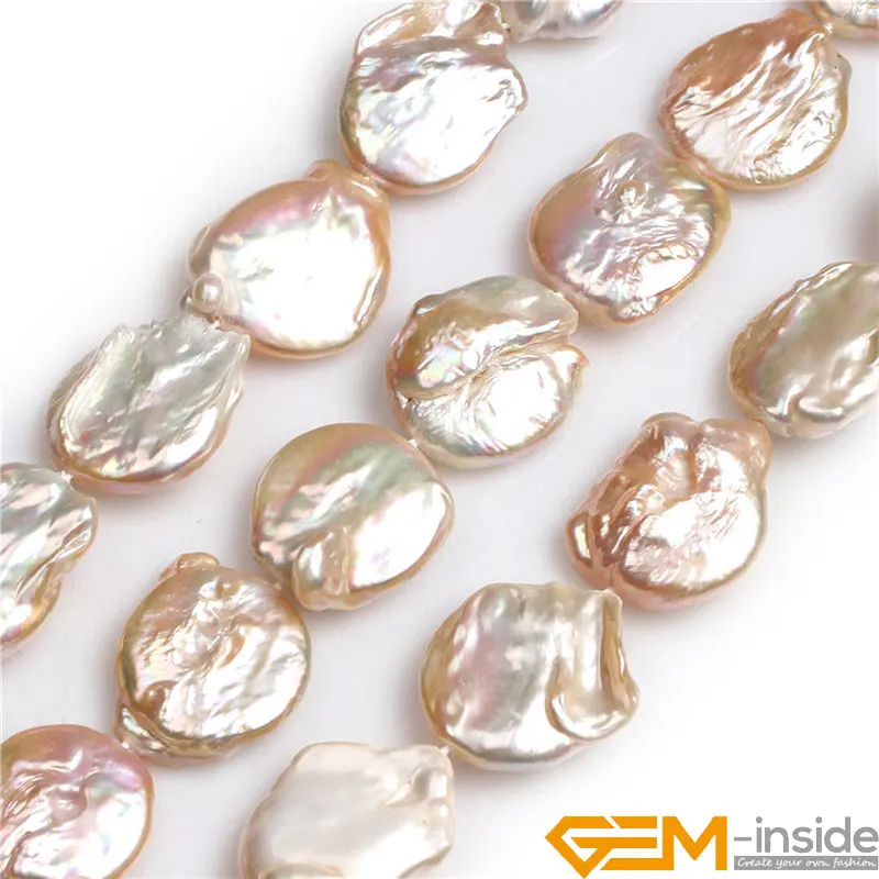 big flat beads