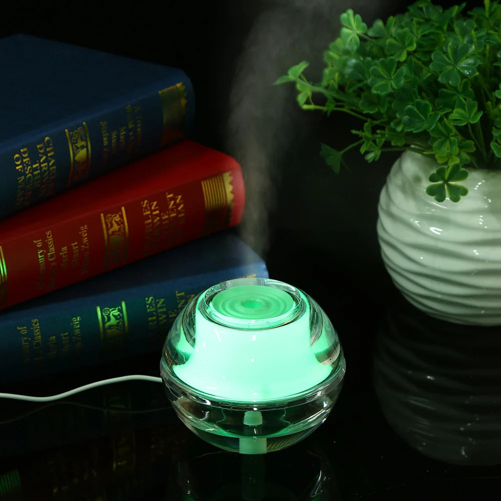 

Crystal Air Humidifier Night Light Household Luminous Mini USB Humidifier Portable Aroma Diffuser Home Ofifice Mist Maker Fogger
