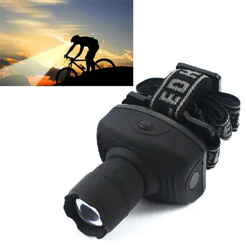 Super Bright Mini LED Headlamp Flashlight Frontal Lantern Durable Zoomable Head Torch Light Bike Riding Lamp For Camping Hunting