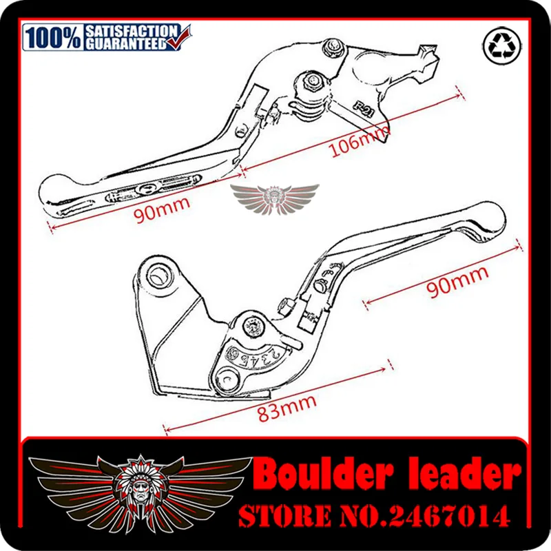14 цветов мотоцикла с ЧПУ тормоза сцепления рычаги для KAWASAKI ER6N ER-6N 2009 2010 2011 2012 2013-15, аксессуары