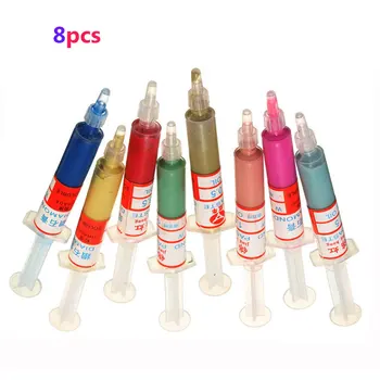 

8Pcs/set Diamond Lapping Paste Needle Tube Compound Syringes Polishing Paste 0.5-10 Metal Lapping Compound Grinding Paste