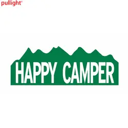 Happy Camper Кемпинг бампер стикеры виниловая, на окно автомобиля двери наклейка водостойкие