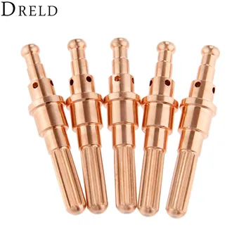 

DRELD 5Pcs 9-8215 Plasma Electrode For SL60 SL100 Plasma Torch Cutting Consumable 30-120Amp Welding Nozzles Soldering Supplies