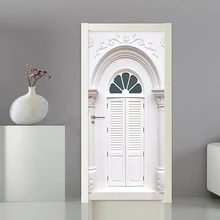 3D наклейка римская колонна Арка Европейский стиль обои Гостиная Спальня креативная дверная Наклейка ПВХ водонепроницаемые настенные наклейки Фреска