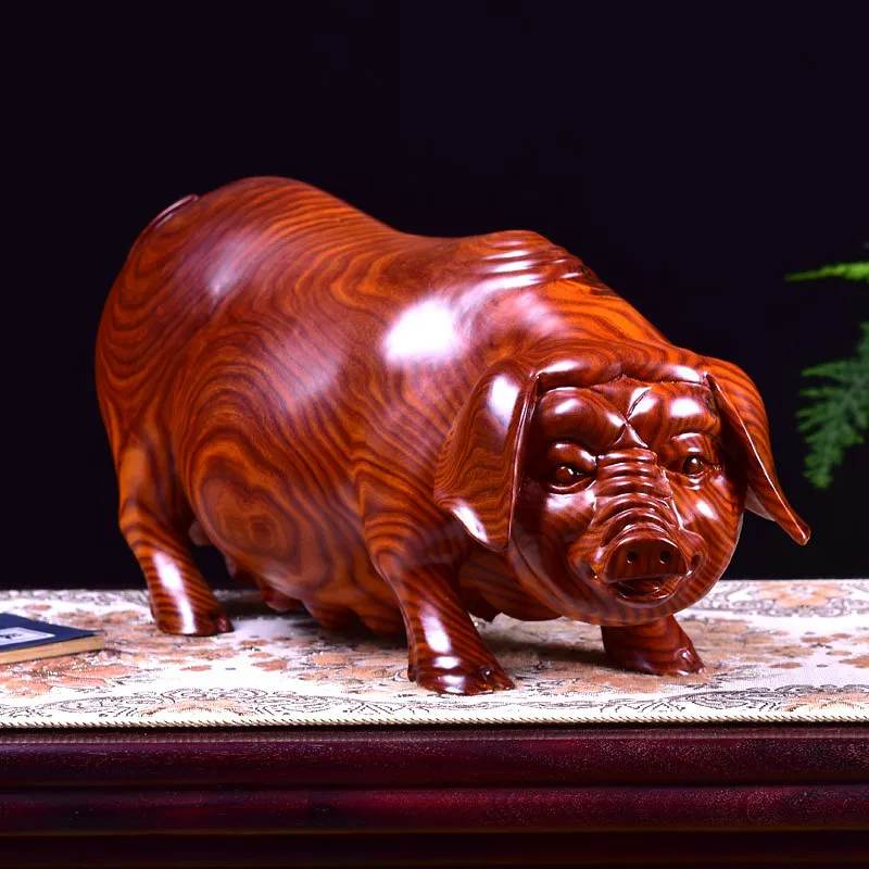 

best selling 2019 products Traditional Chinese Animal wooden feng shui living room decoration accessories miniature figurines