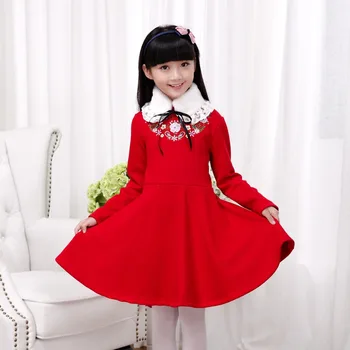 

Winter Girls Dresses for Spring Chinese Style Dresses for Children Costumes Princess Dress Queen Cinderella Clothes H398