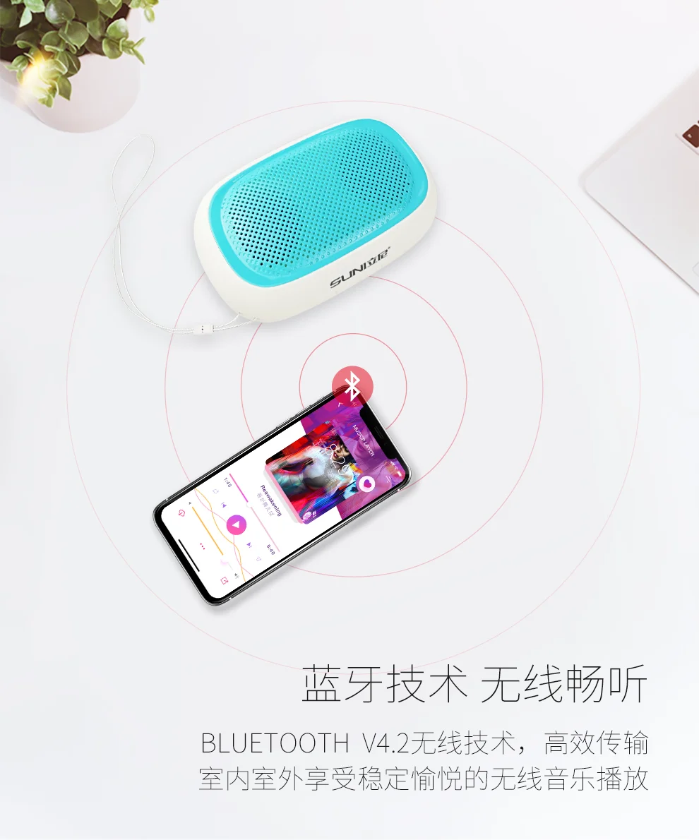 Портативный Bluetooth Динамик Беспроводной сабвуфер Smart слушать радио с разъемом подачи внешнего сигнала AUX вход fm стерео HQ MP3/4/5 компьютер microbook