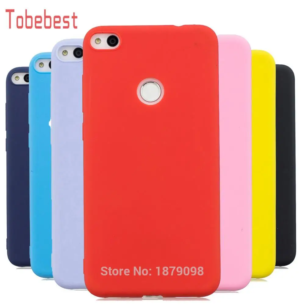 Candy Color Matte TPU Phone Cases for Huawei P8 lite 2017 Luxury Ultra Slim Soft Silicone Case Cover Shell |