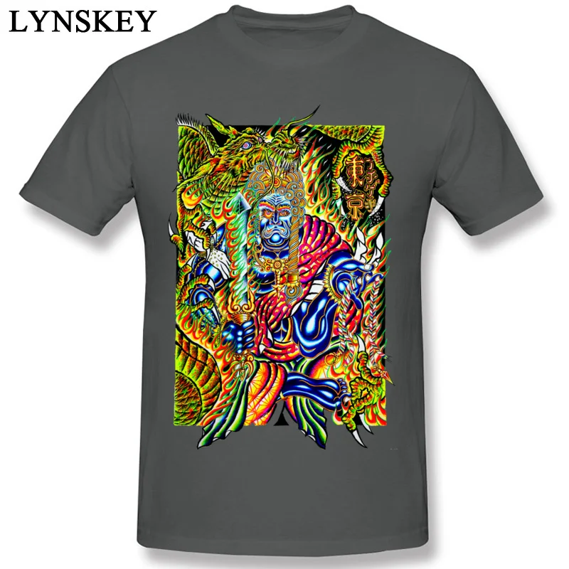 Slim Fit Casual Summer Fall Fudo Myoo AcalaCandarosana T-shirts 100% Cotton Round Neck Adult Tops Shirts Printing Sweatshirts carbon