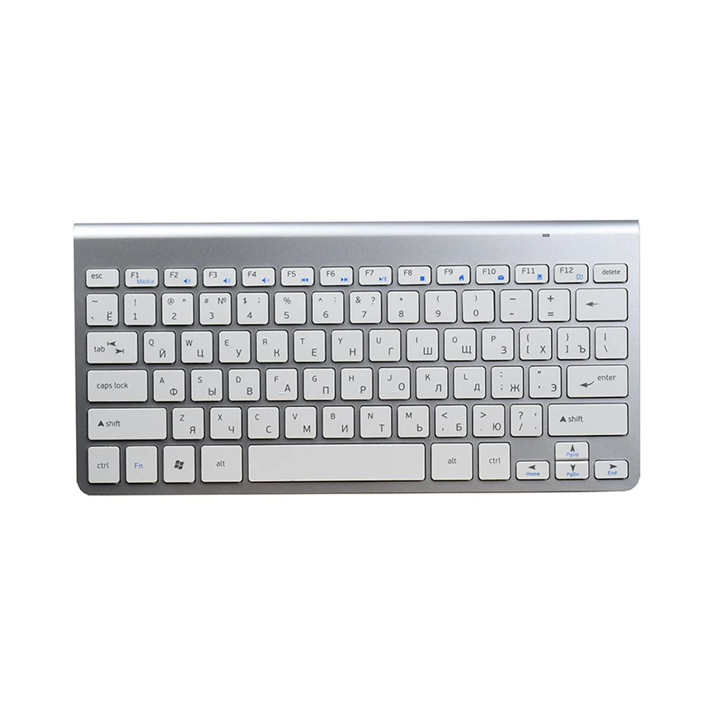 Беспроводная клавиатура Zienstar с русской буквой 2 4 ГГц мышь usb приемником для MACBOOK