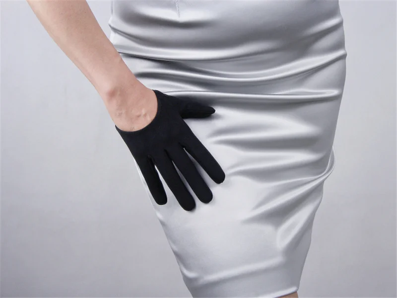 Модные женские зимние сапоги из замши перчатки черная матовая шлифованная замшевые искусственная кожа без подкладкой Женская длинная куртка с секциями 60 см TB24