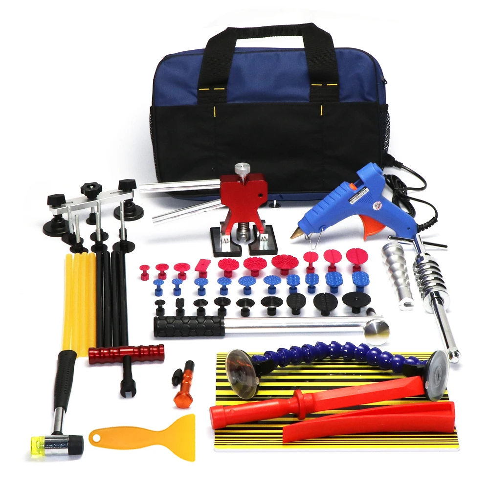 

PDR Tools slide hammer line board Paintless Dent Repair PDR Kit T-bar Hammer Hail Removal dent lifter Glue Gun puller tabs