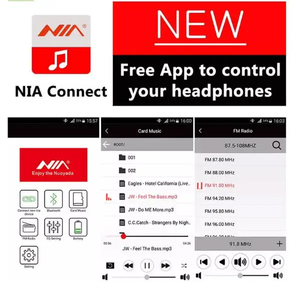 NIA X6 беспроводные Bluetooth наушники с микрофоном стерео Bluetooth гарнитура Поддержка TF карты FM радио спортивные наушники