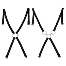 1 шт. бюстгальтер плечевой ремень крест Замена металлического украшения сзади Нижнее белье Пояс сзади двойной плечевой ремень крест