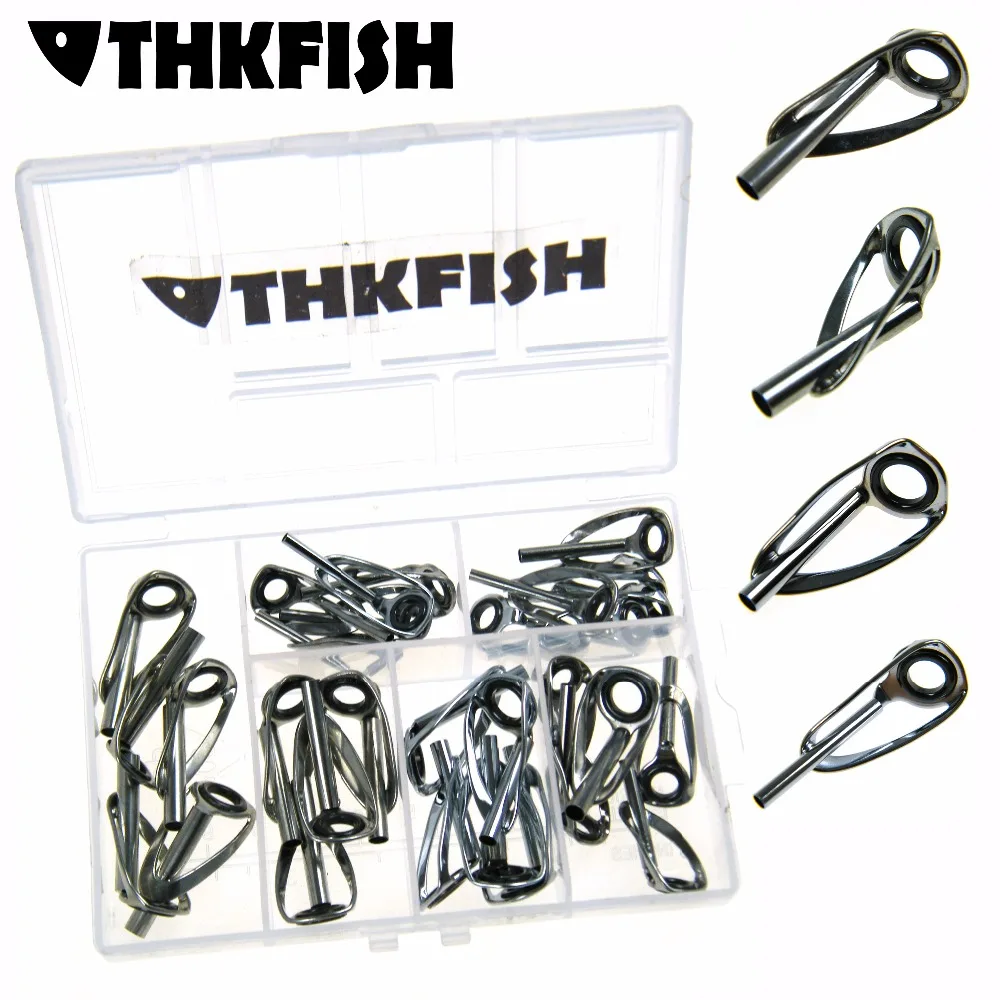 THKFISH 30Pcs 1.8mm-4mm Fishing Rod Eyes...