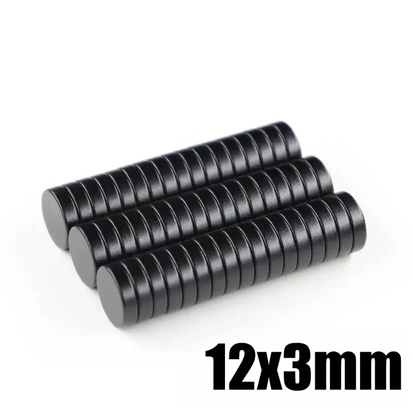 

Epoxy Resin Magnet Disc Dia. 12mm x 3mm Waterproof Permanent Neodymium 12x3 Strong Small Round Magnet 12*3 Corrosion Resistance