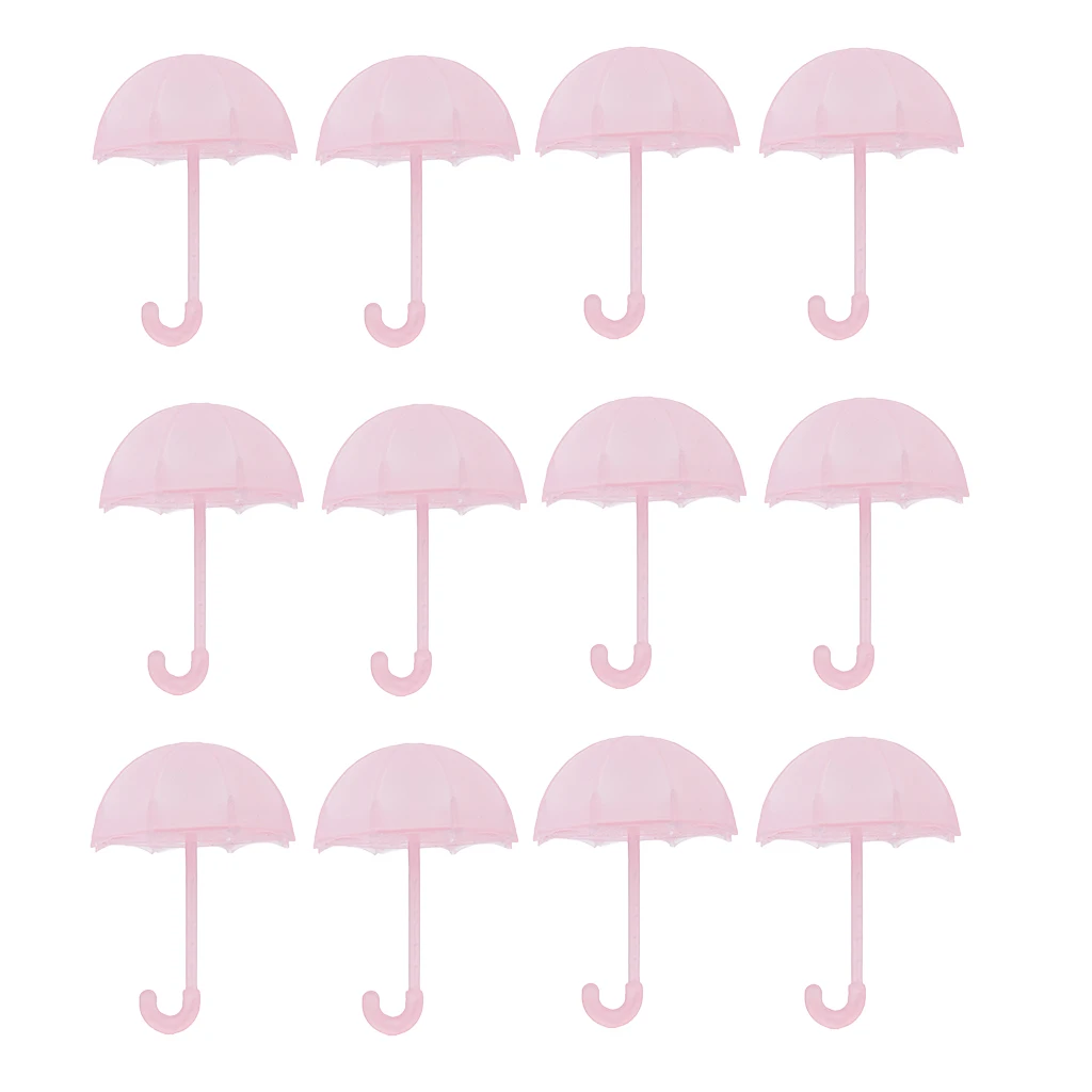 Pieces of 12/Set Clear Small Umbrella Sweets Candy Boxes Baby Shower Gift Favor
