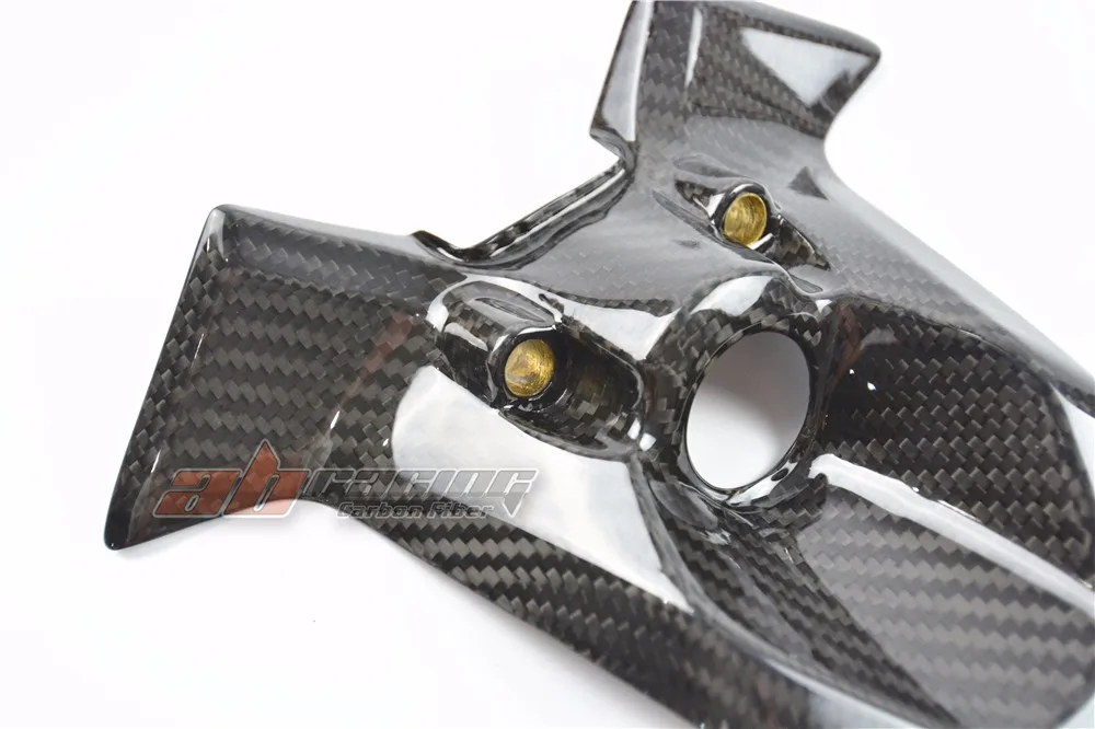 Ключ зажигания Защитная крышка для Ducati 848 1098 1198 полный углеродного волокна саржа