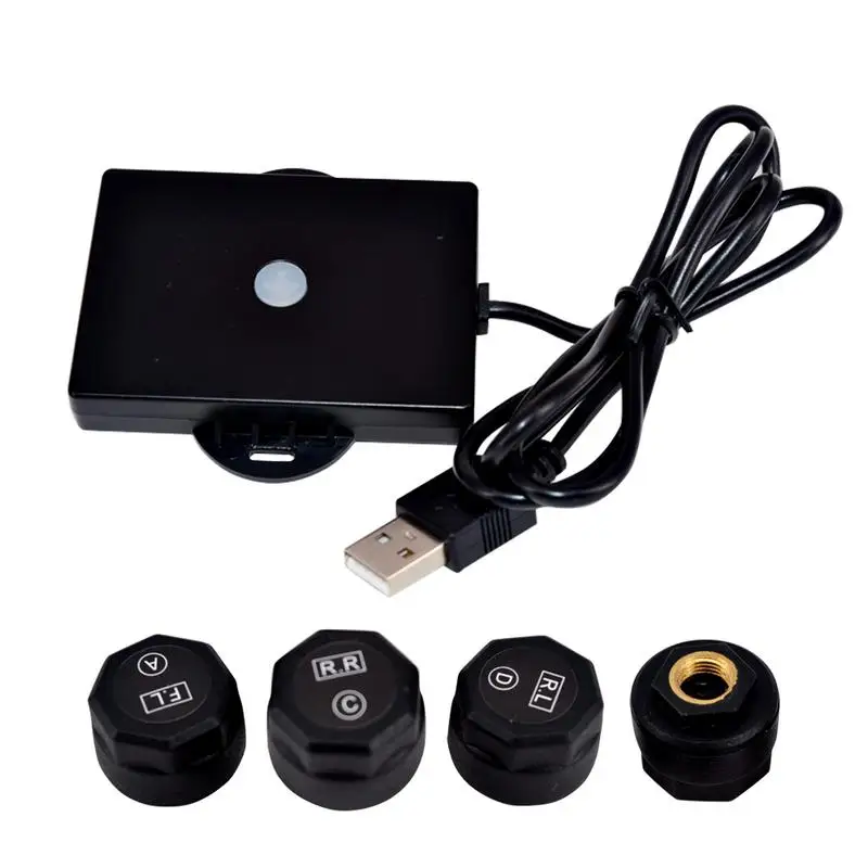 

Car TPMS USB Connecting Android DVD/MP5 Large-size Screen Clear Monitors Tire Pressure Monitoring System For Ensure Safety