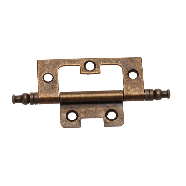 Pack of 10 Antique Brass Furniture Cabinet Door Hinge with Finals