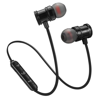 

Hot TTKK Magnetic Wireless Bluetooth 5.0 Earphone Sports Neck Hanging Stereo Earpiece Ipx5 Waterproof Running Headset With Mic