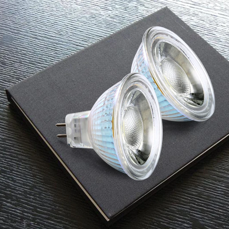

MR16 60leds MR11 24leds Glass Light Cup MR16COB 5W Super Bright Halogen Bulbs Cup Shape Lamp Clear Quartz Glass