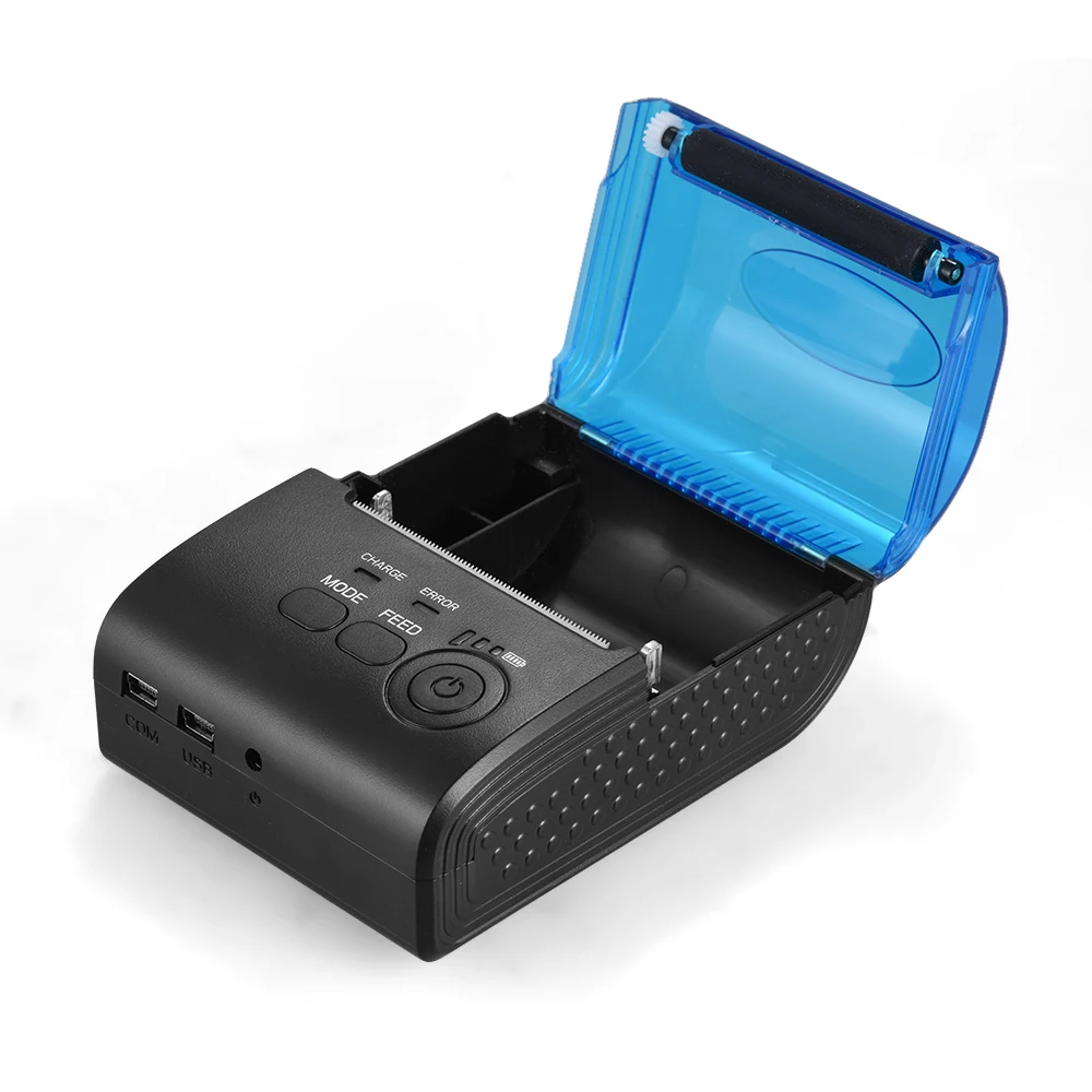 Aibecy термопринтер портативный мини принтер 58 мм Bluetooth USB для чеков билетов POS