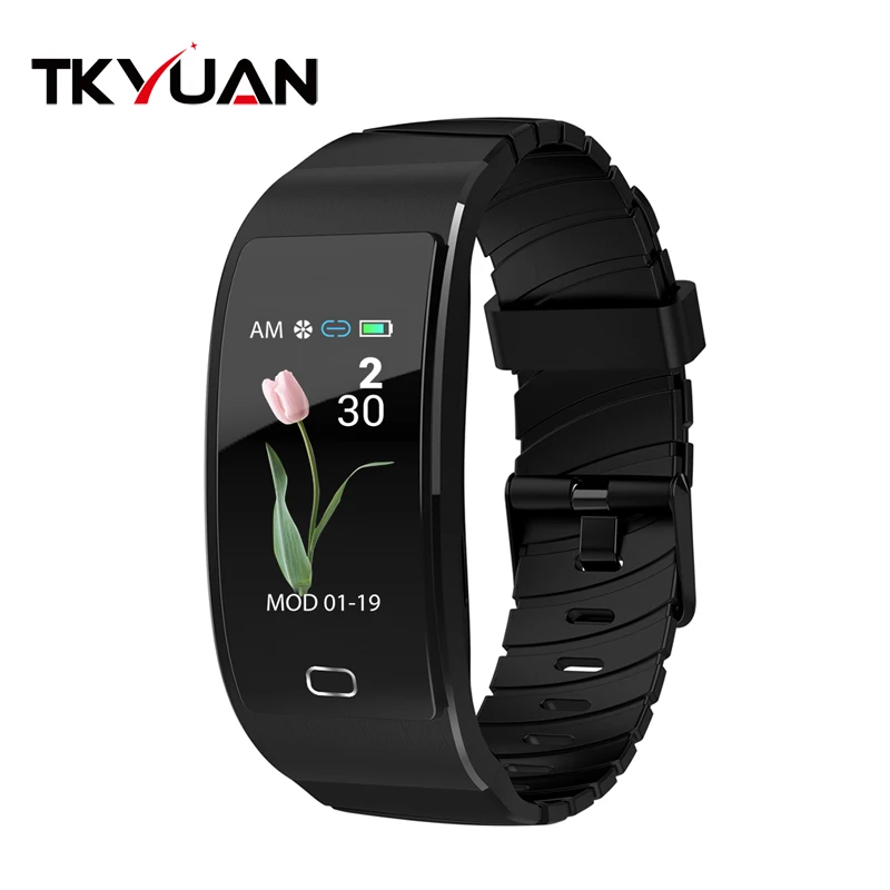 

TKYUAN Smart bracelet S7 heart rate color screen wristband tire type multi-sport waterproof remote control camera video