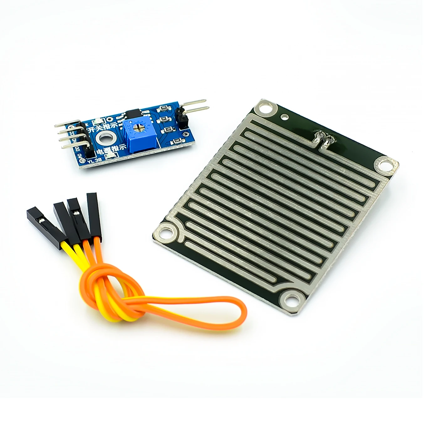 

3.3-5V Rain Raindrops Detection Sensor Weather Humidity Module For arduino