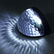 Солнечное освещение Настенный светильник светодиодный контроль настенный светильник Открытый водонепроницаемый полукруглый патч капли воды свет для сада двора и т. д