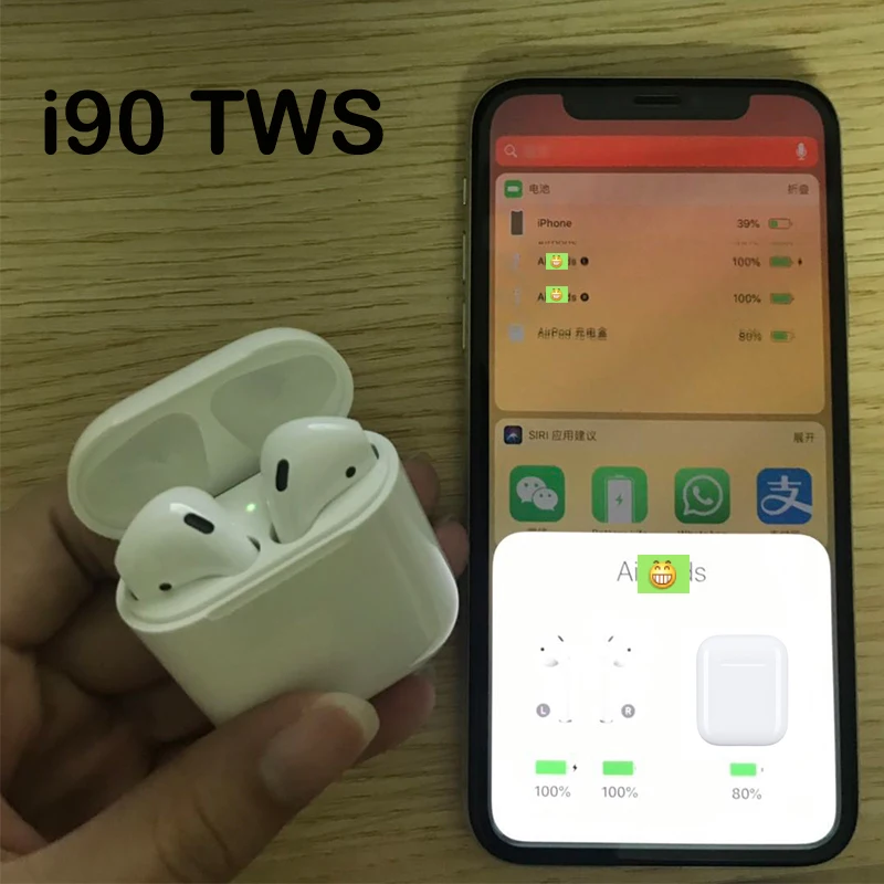 

i90 TWS Wireless Bluetooth Earphones 1:1 size LK-TE9 Earbuds PK i60 i20 tws i30tws i12 tws i88 i13 i15 tws XY pods Not w1 Chip