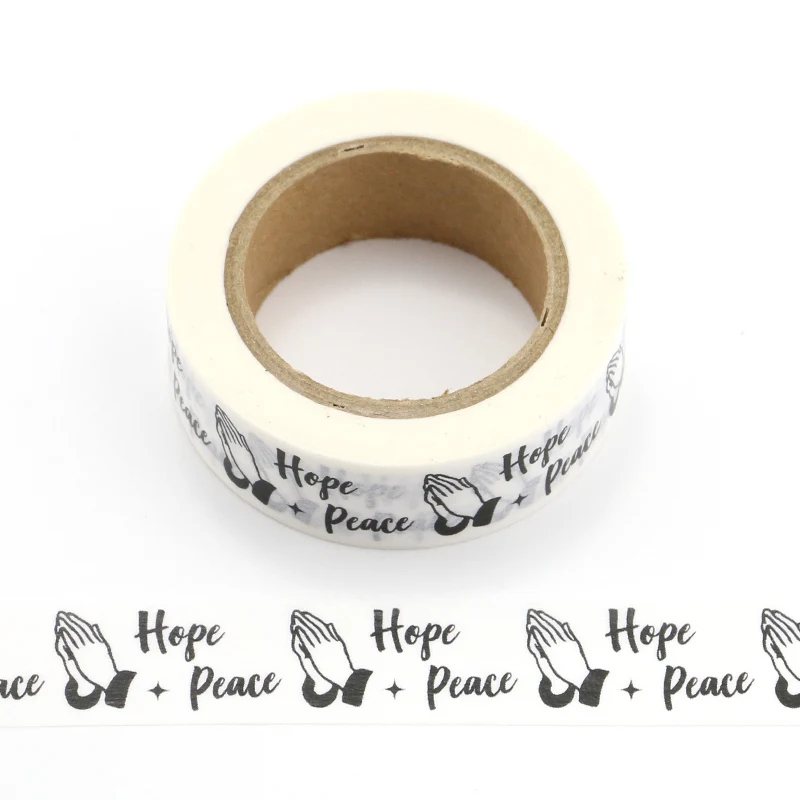 

1X "hope peace" Japanese Paper 10m Kawaii Scrapbooking Masking Tape Photo Album Diy Decorative Tapes