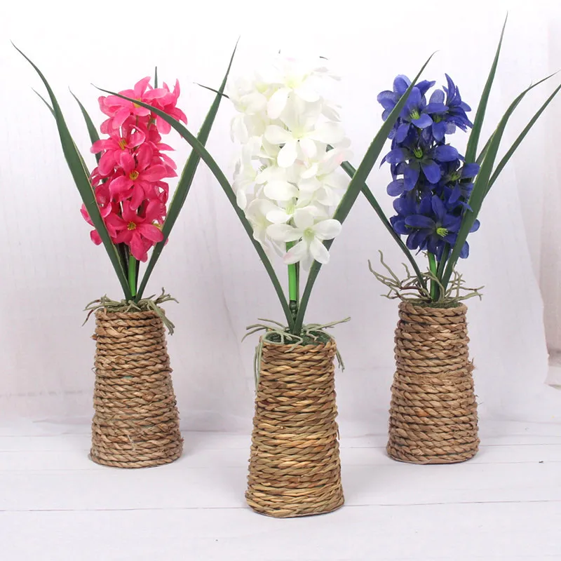 Buy JAROWN Artificial Flowers with Vase set 3 colors