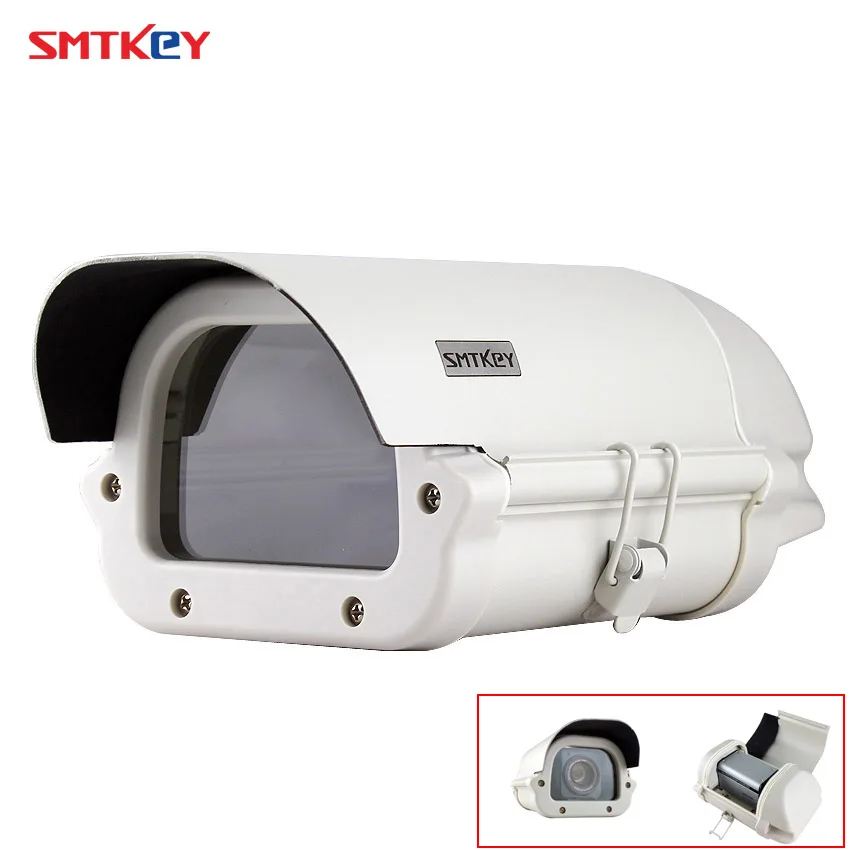 SMTKEY Surveillance Outdoor Security CCTV Camera Aluminum Metal Shield