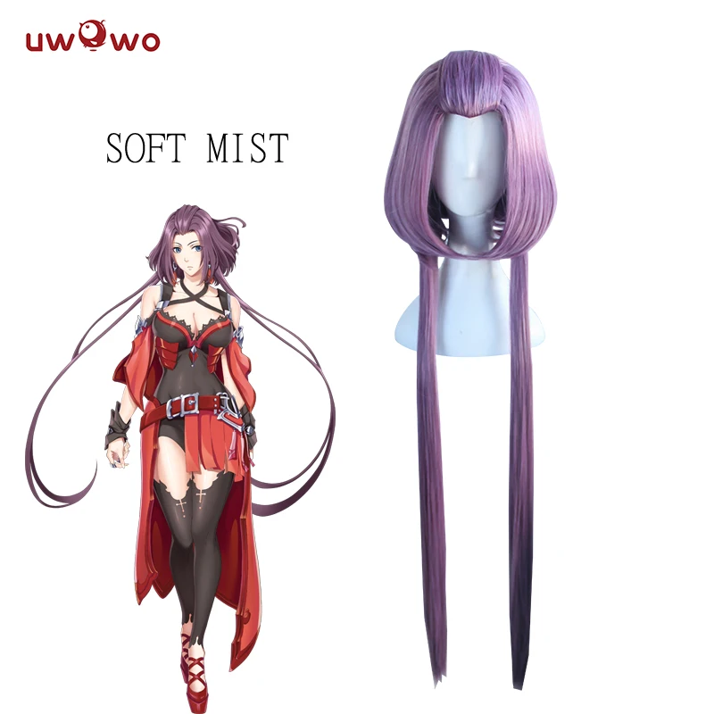 

UWOWO Soft Mist Wig The King's Avatar Hair 70 CM Purple Long Heat Resistant Synthetic Wig The King's Avatar