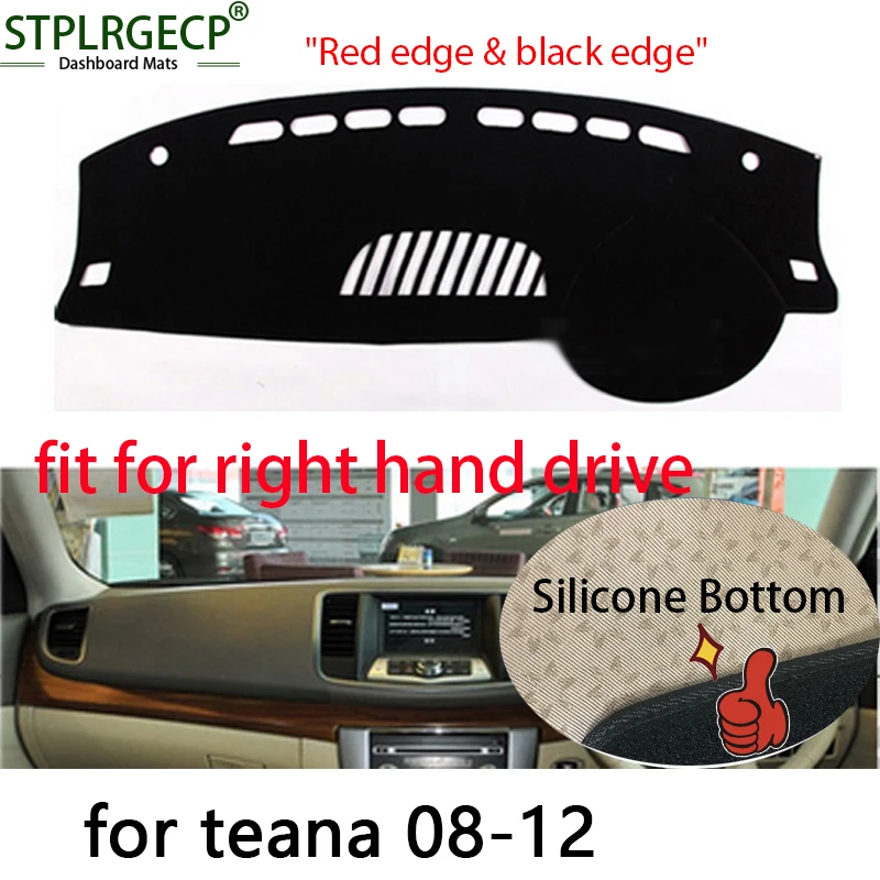 Right hand drive Double layer Dash Mat Dashmat Dashboard Cover Sun Shade Dash Board Cover Carpet